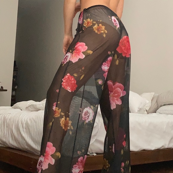 Victoria's Secret Other - Floral sheer pants